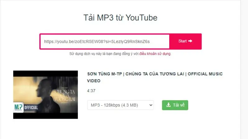 Cach Tai nhac bang Link Youtube YMATE